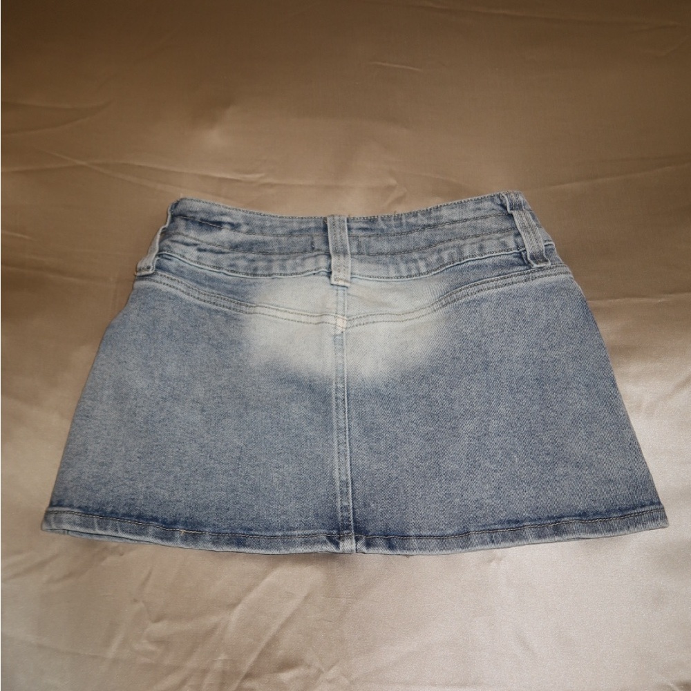 Denim Mini Skirt - Picture 2 of 2